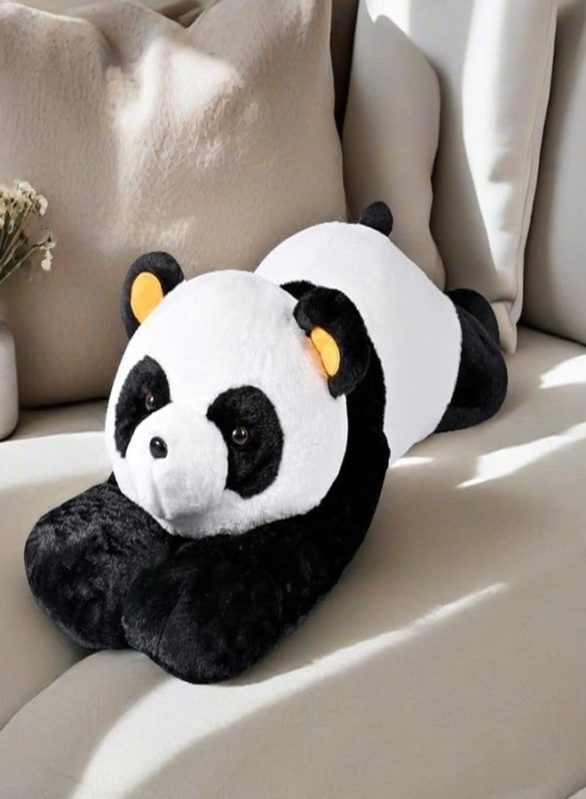Labauxite Cute Panda Bear Pillow Large Panda Stuffed Animal Plush Toy Soft Hugging Body Pillow for Adults Kids Boys Girls Birthday Gift (23.6 in) - Image 4